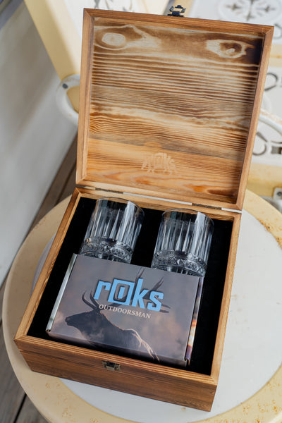 rOks Gift Set - Pick Your rOks + 2 Glasses