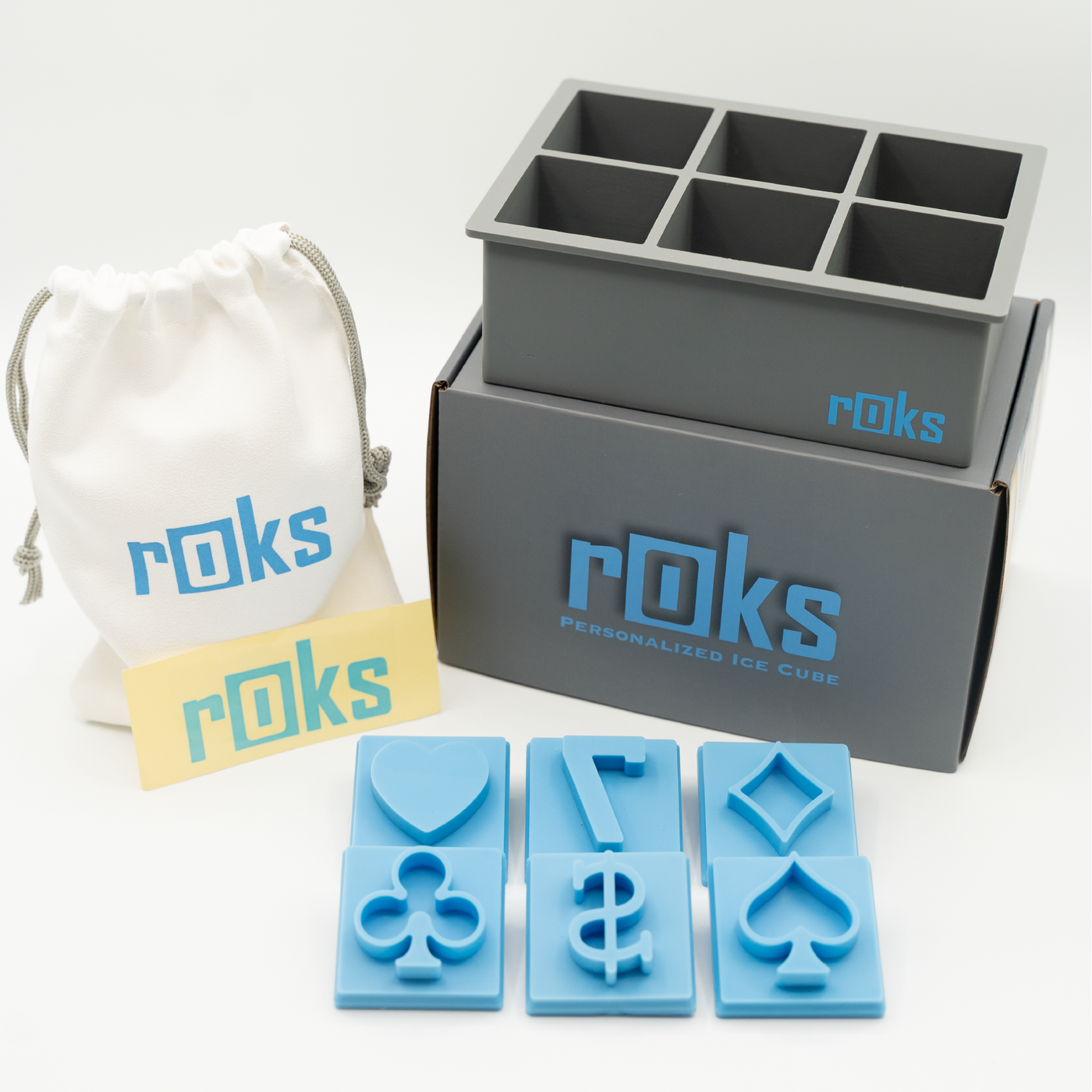 Rox Football Ice Cube Tray for Football Fans & Game Day, Large
