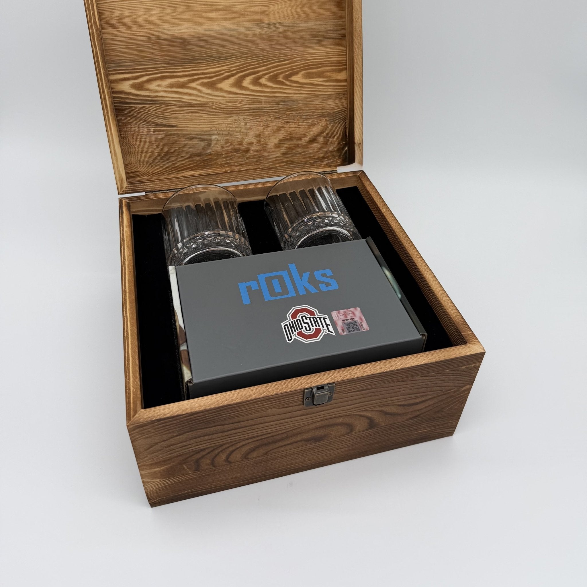 rOks Gift Box: Licensed Bundle + 2 Glasses – high - quality Bundle by rOks