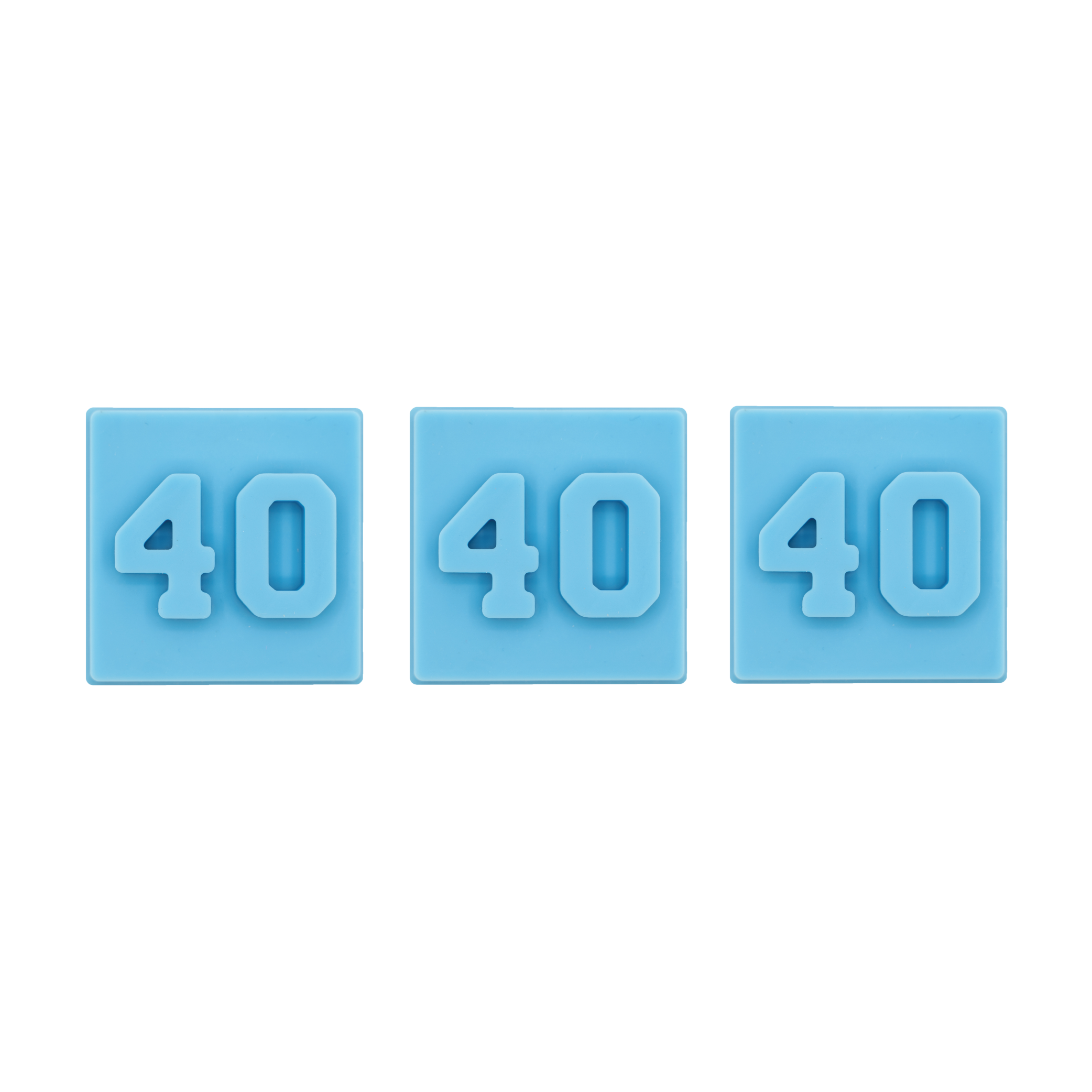 Number 40 Inserts - 3 Pack