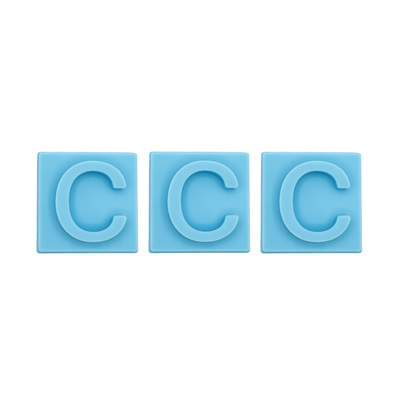 Letter C Inserts - 3 Pack