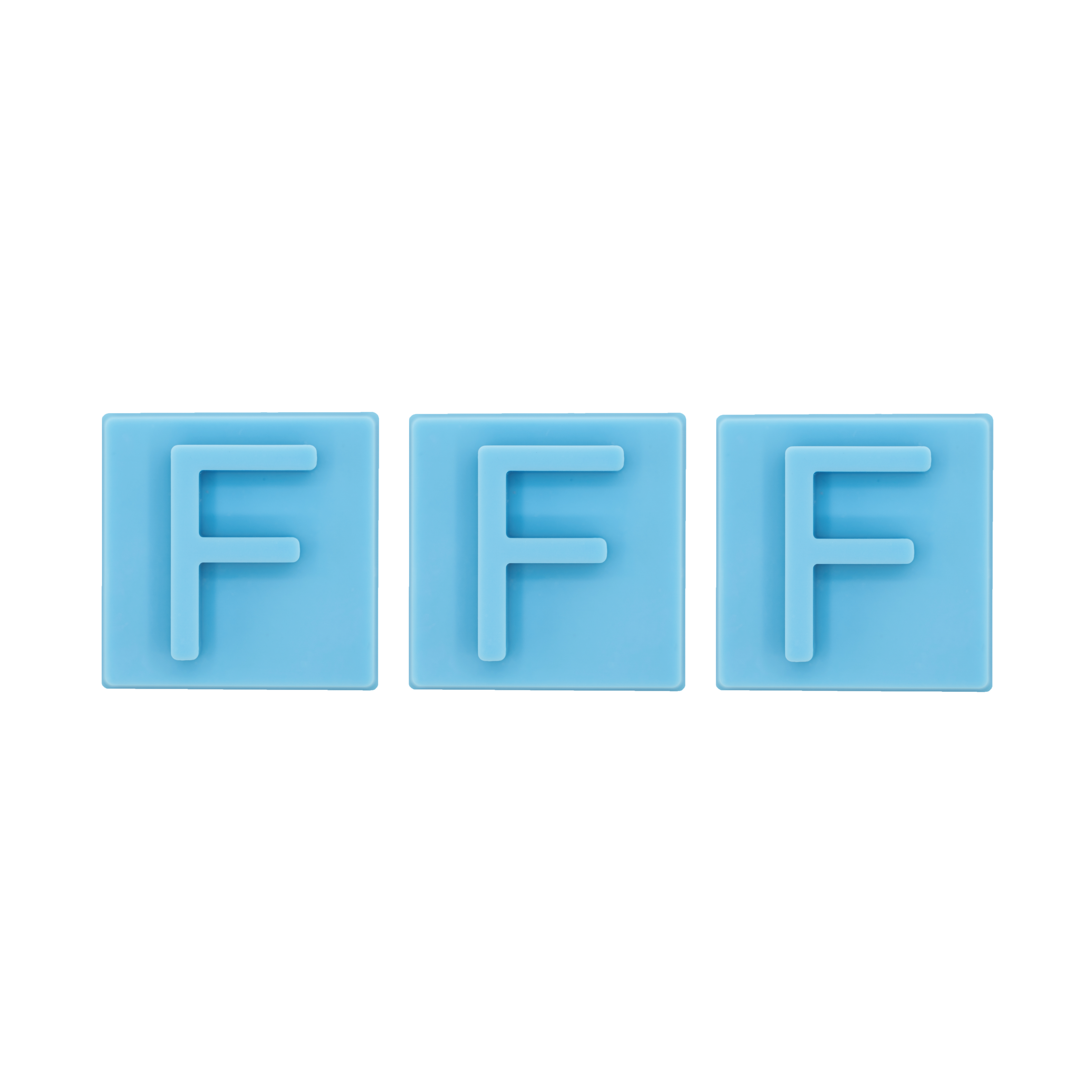 Letter F Inserts - 3 Pack