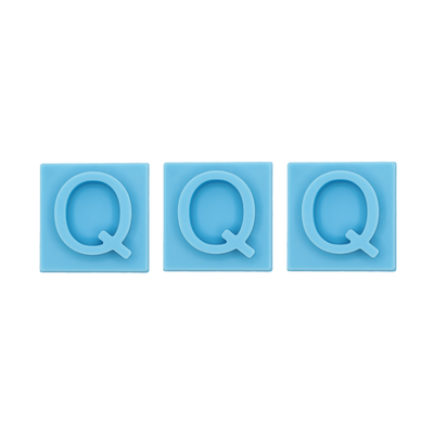 Letter Q Inserts - 3 Pack