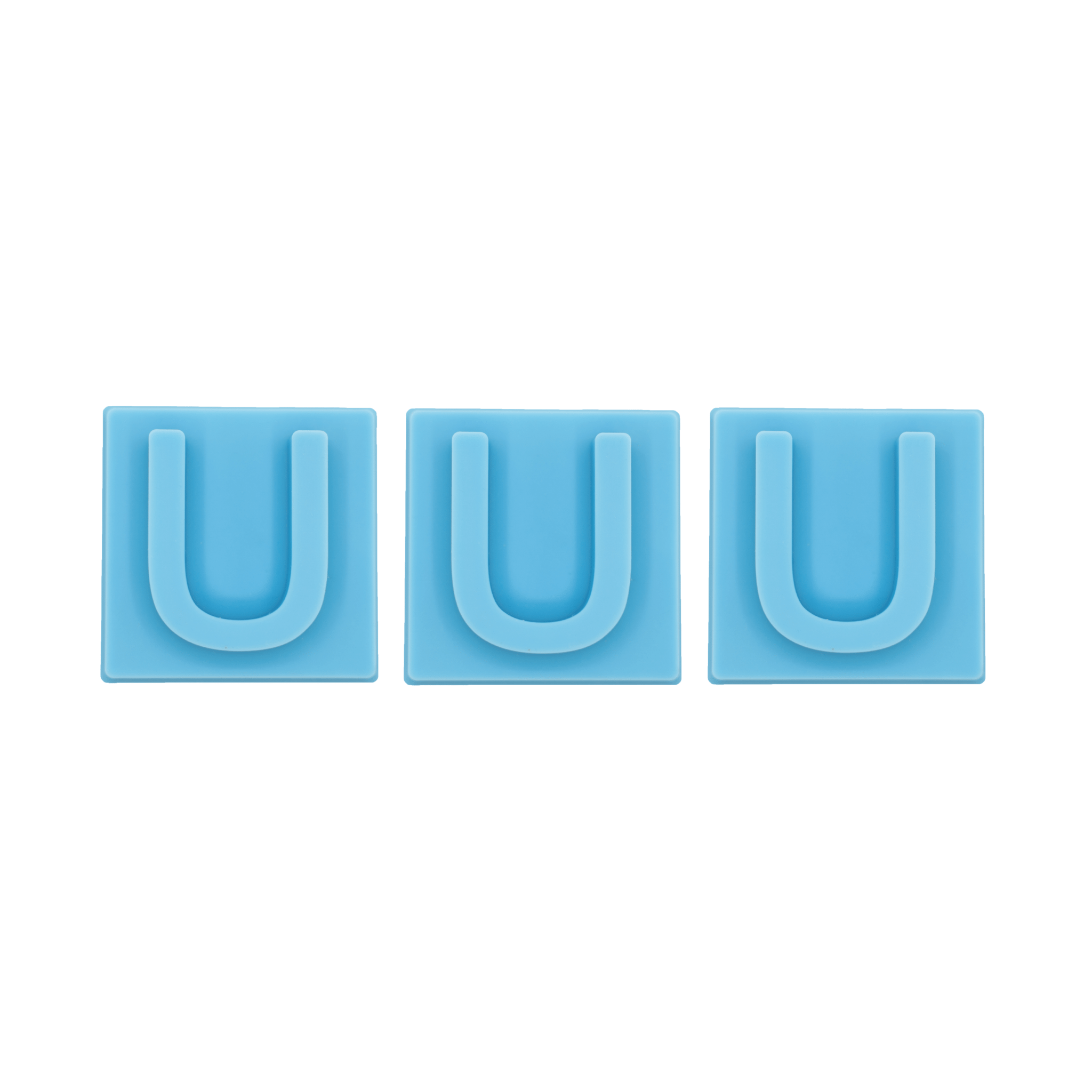 Letter U Inserts - 3 Pack