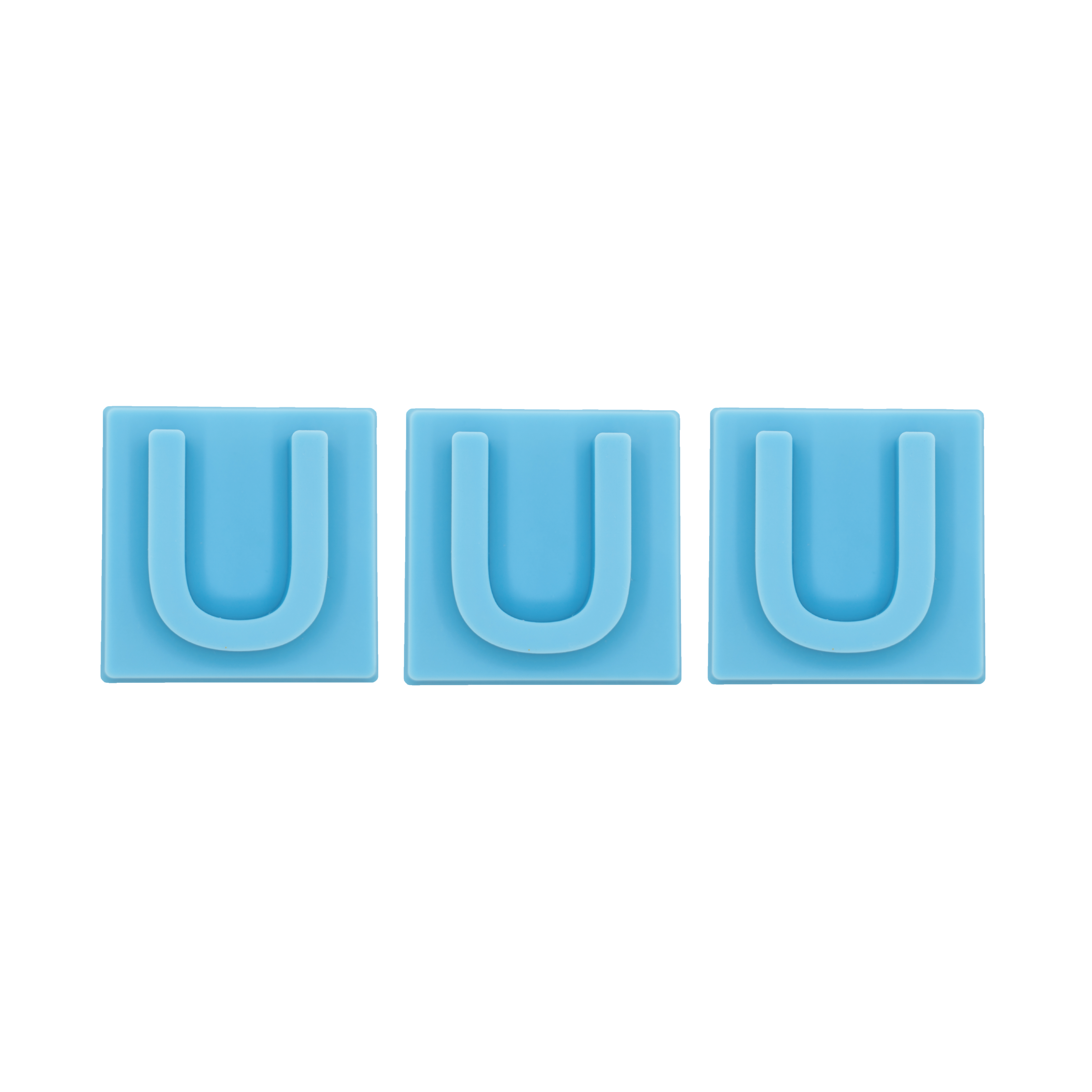 Letter U Inserts - 3 Pack